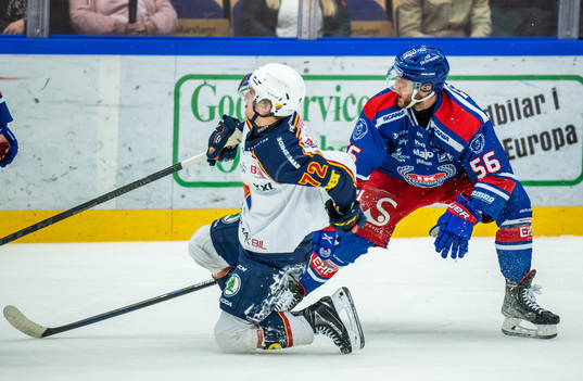 Djurgårdens William Eklund och Oskarshamns Robin Norell