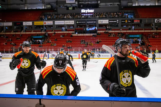 Brynäs Oscar Eklind, Chay Genoway och  Emil Molin