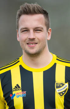 IFK Hässleholms Hampus Rydh i A-truppen, lagbild och porträtt i Hässleholm, i Hässleholm 27 mars 2022.