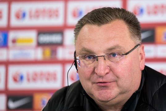 Head coach Czeslaw Michniewicz of the Polish national football team