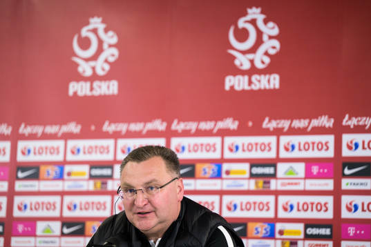 Head coach Czeslaw Michniewicz of the Polish national football team