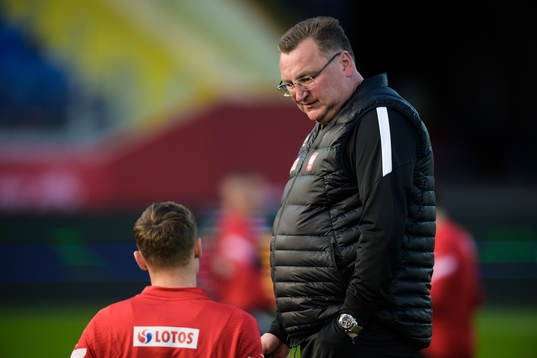 Head coach Czeslaw Michniewicz of the Polish national football team