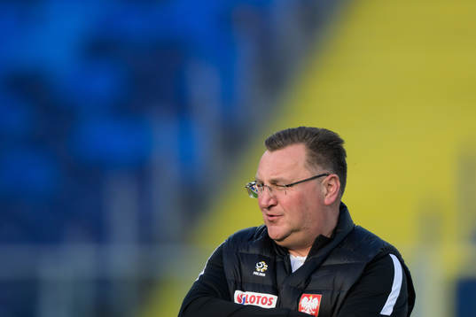 Head coach Czeslaw Michniewicz of the Polish national football team