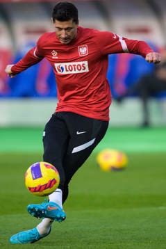 Robert Lewandowski of the Polish national football team
