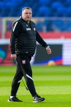 Head coach Czeslaw Michniewicz of the Polish national football team