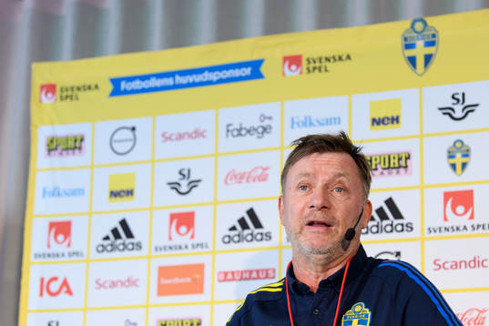 Head coach Peter Gerhardsson of the Swedish women’s national football team