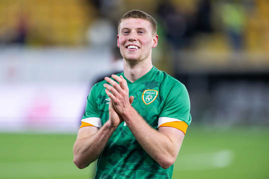 Mark McGuinness of Ireland celebrates