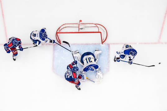 Oskarshamns Jonas Engström och Tomas Zohorna och Leksands