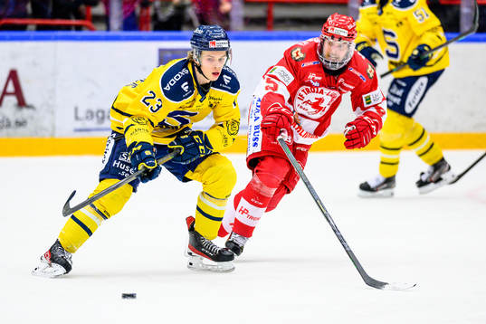 Södertäljes Albert Sjöberg och Troja/Ljungbys Niklas