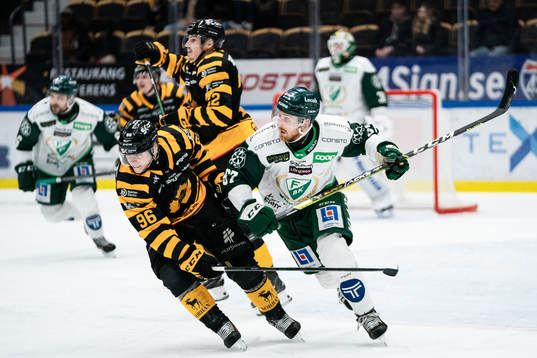 Skellefteås Rickard Hugg och Färjestads Pontus Widerström