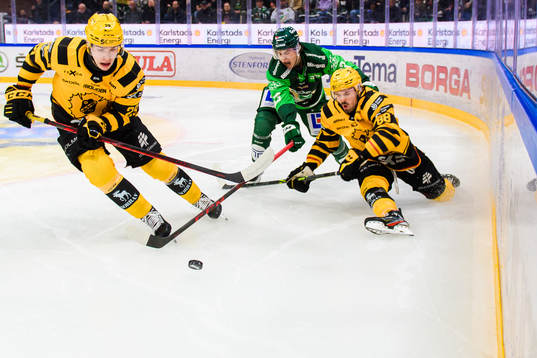 Skellefteås Albin Sundsvik och Jayce Hawryluk