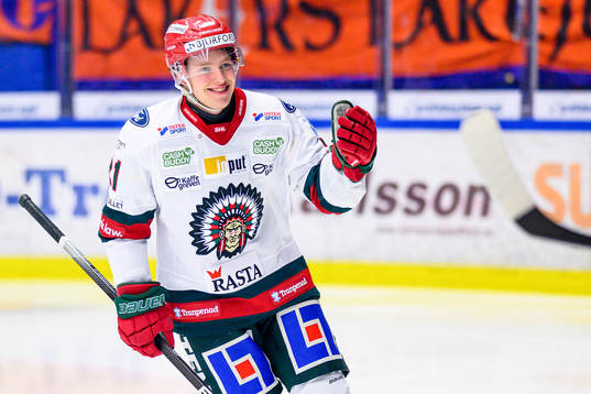 Frölundas Karl Henriksson jublar