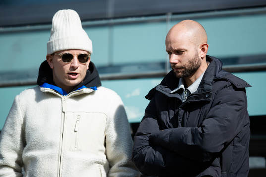 IFK Göteborgs scoutpraktikant David Vukovic och scout