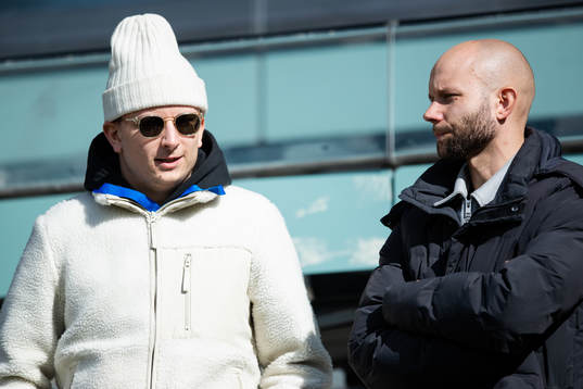 IFK Göteborgs scoutpraktikant David Vukovic och scout