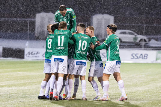 Brages spelarna jublar efter 3-0