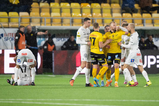 Irriterat mellan spelarna