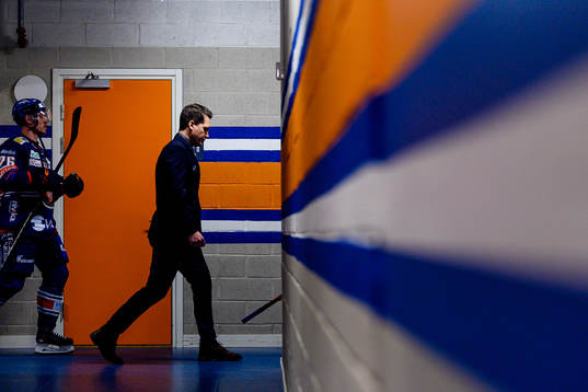 Växjös tränare Sam Hallam