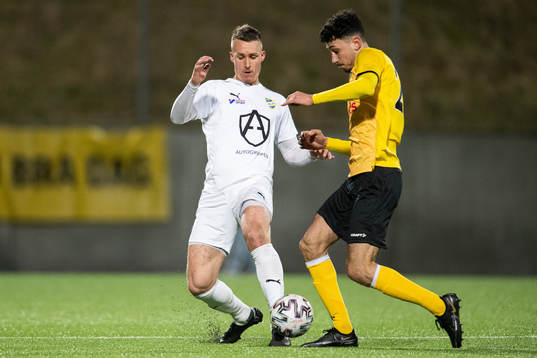 Lunds Dion Krasniqi och IFK Malmös Kalle Larsson