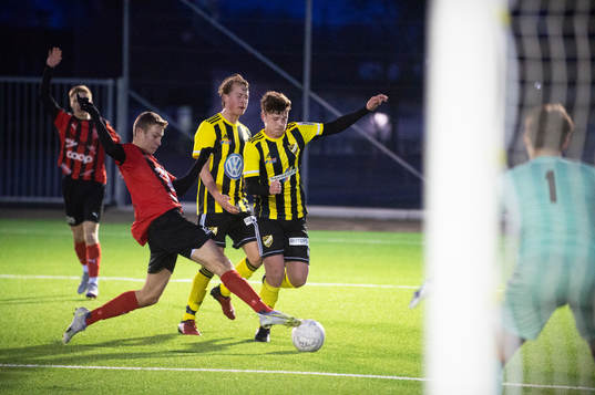 IFK Hässleholms Max Nilsson i matchen i div. 2 Södra Götaland mellan Eslövs BK och IFK Hässleholm  i Eslöv 8 april 2022.