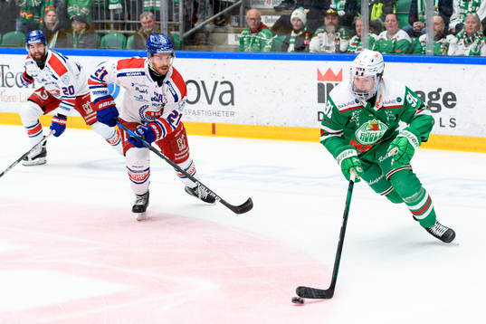 Oskarshamns Brian Cooper och Rögles Adam Tambellini