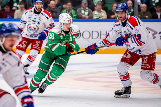 Rögles Anton Bengtsson och Oskarshamns Kim Rosdahl