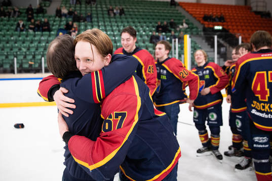 Djurgårdens Melvin Wersäll jublar