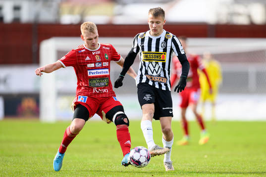 Skövdes Oscar Lennerskog och Landskronas Melker Heier