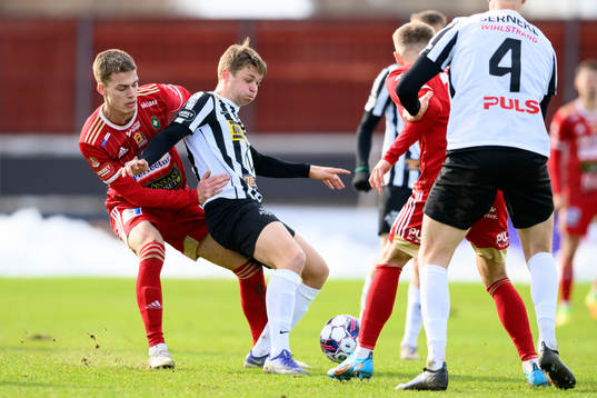 Skövdes Villiam Granath och Landskronas Emil Jönsson