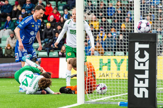 Hammarbys Williot Swedberg och Gustav Ludwigson gör 1-4