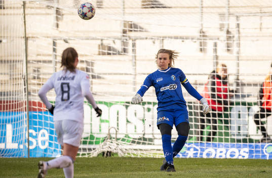 Växjös målvakt Lisa van der Hoek Karlsson