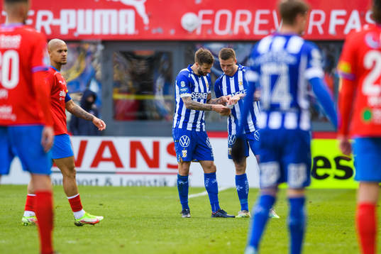 IFK Göteborgs Mattias Bjärsmyr och Carl Johansson