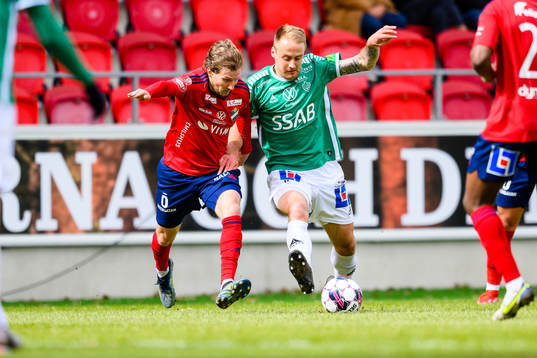 Östers Oliver Silverholt och Brages Anton Lundin