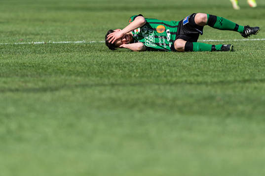 Varbergs Robin Tranberg har ont