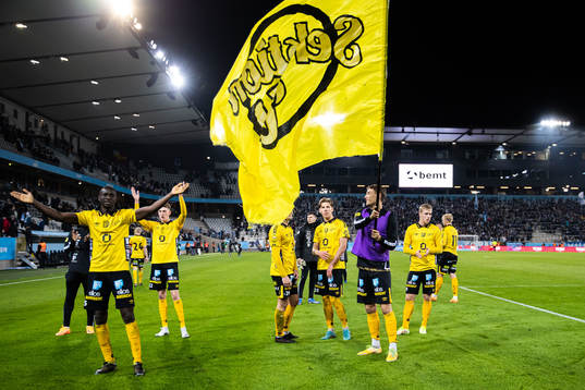 Elfsborgs spelare jublar