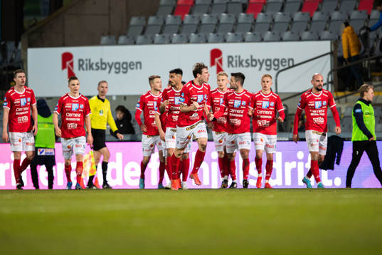 Norrbys spelare jublar efter 1-1