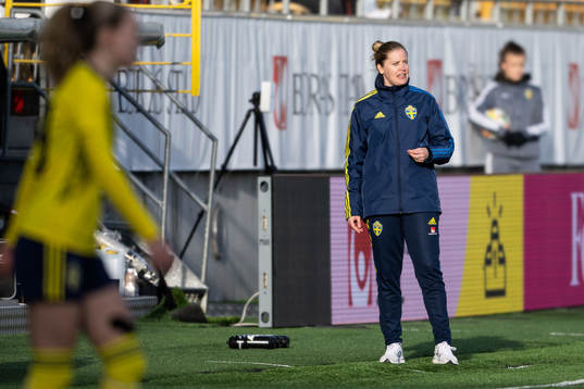 Sveriges förbundskapten Caroline Sjöholm