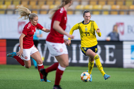 Danmarks Emilie Byrnak Sveriges Ellen Wangerheim
