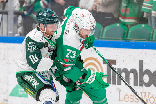 Färjestads Marcus Nilsson och Rögles Valtteri Kemiläinen