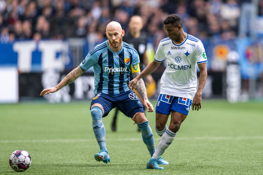 Djurgårdens Magnus Eriksson och IFK Norrköpings