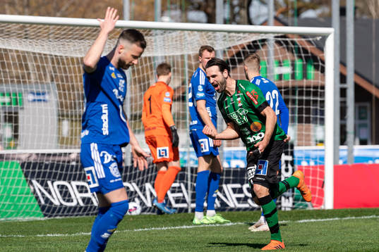Varbergs Oliver Stanisic jublar