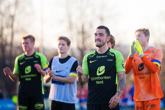 Niklas Fernando Nygaard Castro of Brann celebrates
