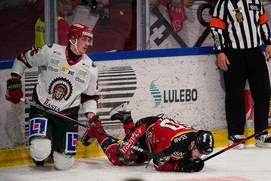 Frölundas Elmer Söderblom och Luleås Julius Honka