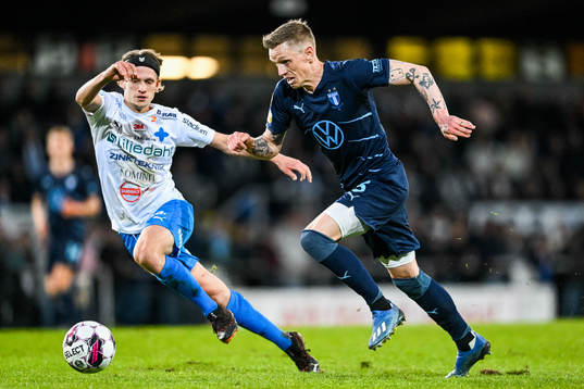 Värnamos Charlie Vindehall och Malmö FFs Sören Rieks