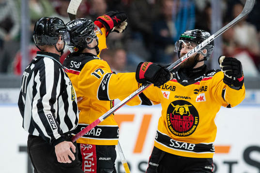 Luleås Isac Brännström jublar