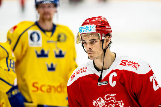 Oliver Lauridsen of Denmark looks dejected