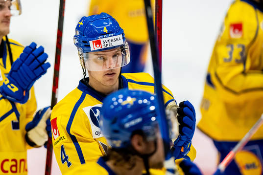 Carl-Johan Lerby of Sweden celebrates