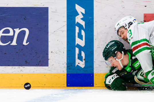 Färjestads Gustav Rydahl och Rögles Valtteri Kemiläinen