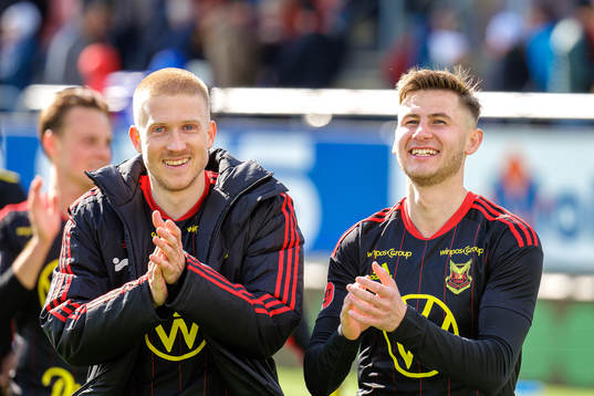 under fotbollsmatchen i Superettan mellan Östersund och Dalkurd den 23 april 2022 i Östersund. 