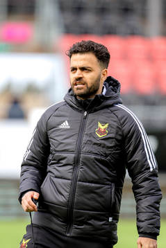 Östersunds assisterande tränare Amir Azrafshan