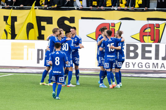 Sundsvalls spelare jublar